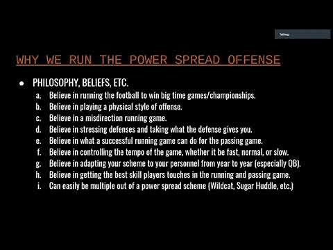 Structuring A Power Spread Offense - Cameron Cox - Refugio HS (TX)