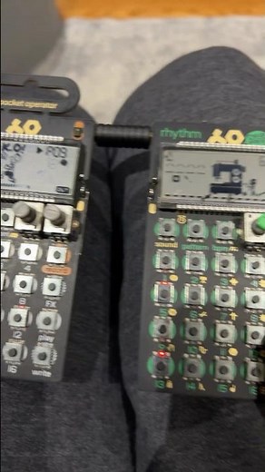 Quick pocket operator beat using the teenage engineering PO-12 Rhythm and the PO-33 K.O!