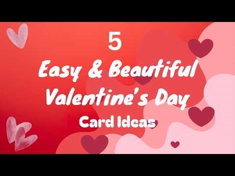 Easy & Beautiful Valetines Day Card Ideas / DIY Valentines day Card for Boyfriend
