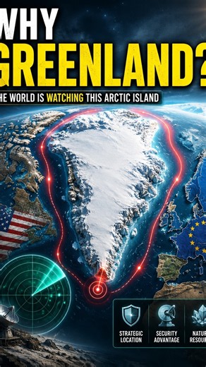 Why Is Greenland So Important? The Arctic Explained #Greenland #Geopolitics #Arctic #GeoSnap #Shorts