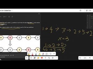 C/C++解Leetcode 86 Partition List---Linked List鏈結串列