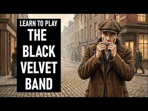 THE BLACK VELVET BAND Irish Harmonica Tutorial With TAB