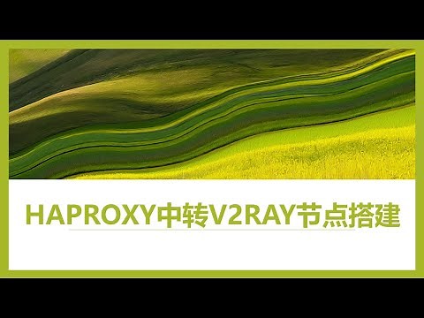 利用haproxy快速搭建v2ray+WS+TLS+NGINX高级中继节点