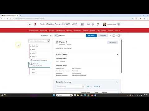 How to change the assignment due date for one student - Brightspace