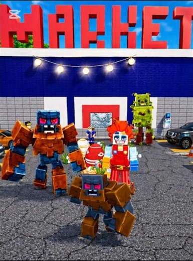 New Update Clown And Monster School party craft game #minecraft #partycraftgame #partycrafthouse