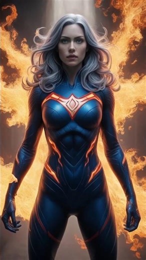 AI Art Showcase: #Stunning Images Generated by AI #aiart #superhero #fire