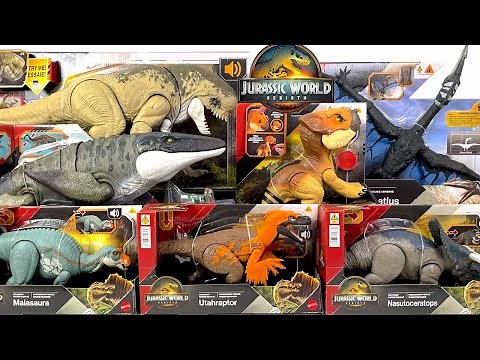 Jurassic World REBIRTH Movie 2025 Toy Collection Unboxing Review | ASMR
