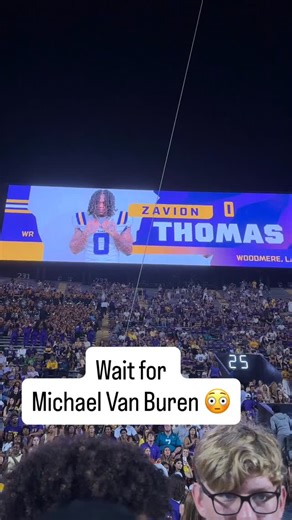 LSU crowd went wild for Michael Van Buren 🔥 | Boot Krewe Media