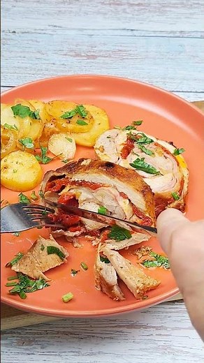 How to Make a Juicy and Flavourful Mozzarella and Roasted Red Pepper Stuffed Pork Loin