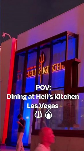 Inside the Hell's Kitchen Vegas dining experience ✨🍰
