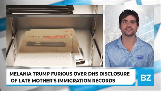 Melania Trump Furious Over DHS Disclosure of Late Mother’s Immigration Records