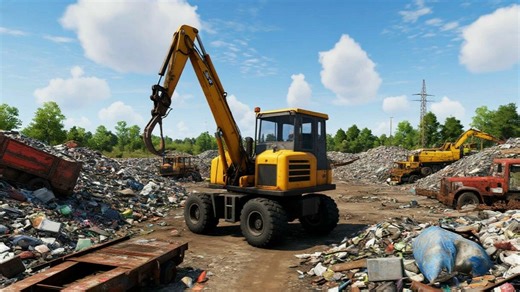 Запись стрима Junkyard Simulator