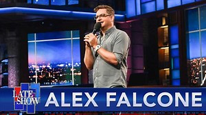 Comedian Alex Falcone makes his Late Show debut with this stand-up set on the legendary Ed Sullivan Theater stage. | The Late Show with Stephen Colbert