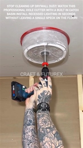 No mess, drywall holes! The ultimate ceiling light hack. #ytshorts