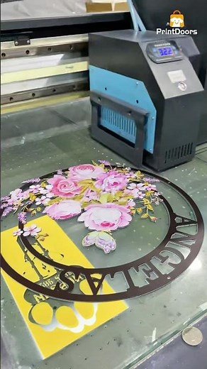 How Customized Home Decor Die-Cut Metal Signs are made with your design!