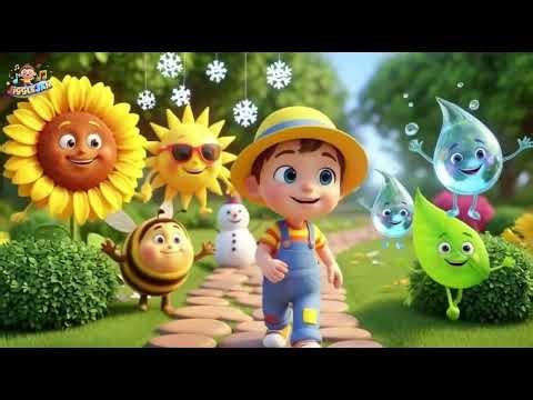 Seasons Change So Fun Song for Kids | Spring Summer Fall Winter Song, Nursery Rhymes & Baby Music 🌸