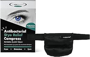 The Eye Doctor Stye Relief Compress - Reusable Microwaveable Hot Single Eye Patch Mask - Treatment of Stye, Blepharitis, Dry Eye