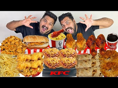 FULL KFC MENU‼️😱 CHICKEN DRUMSTICKS, CHICKEN BURGERS,CHICKEN POPCORN,CHICKEN CHIZZA,KFC RICE BOWL😍🔥