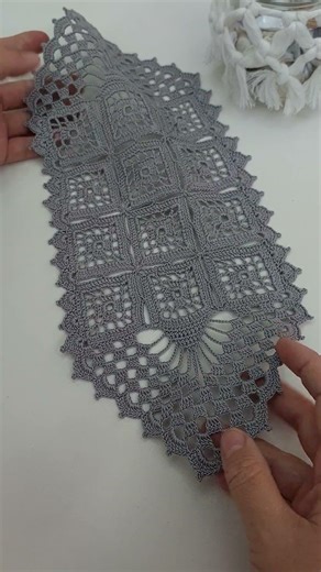 A Masterpiece for Your Home: The "Pinterest" Oval Lace Runner.