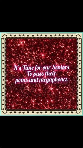 Thank you Seniors for all of your hard work over the past few years, it's time to pass your poms and megaphones. 💙❤️ #patriotnation #owenvalley #ovhscheer #owenvalleypatriots #ovstuntmen