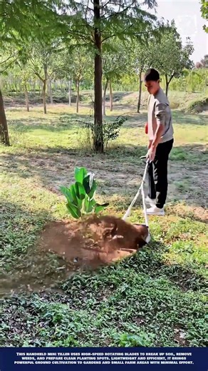 Handheld Mini Tiller Machine Innovation: High-Speed Soil Cultivating Tool for Garden Maintenance