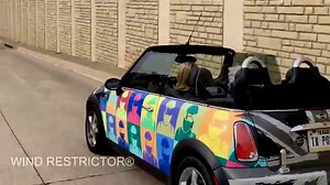 New MINI Cooper Lighted Wind Deflector MUST SEE Accessories!