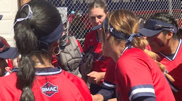 The CSU Pueblo softball team takes game one from Metro State