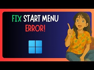 How To FIX "Critical Error Your Start Menu Isn’t Working" in Windows 11 - GUIDE
