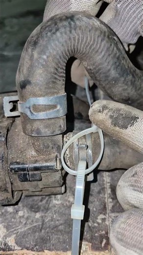 Life Hack - Zip Ties #mechanic #automobile
