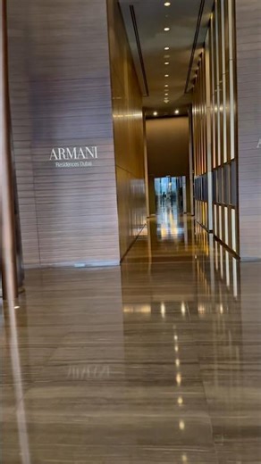 Here’s a stunning look at the Armani Hotel Dubai! Burj Khalifa’s interior is "quiet luxury”😍