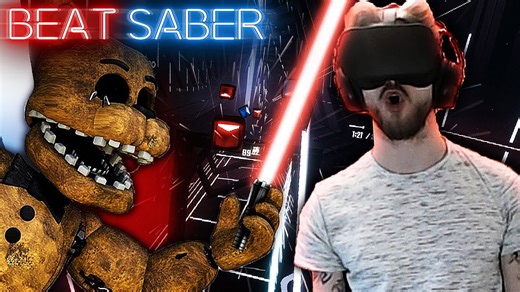 One of the hardest FNAF songs I've ever played | Beat Saber VR Expert+ gameplay