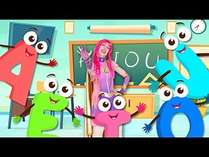 Luli Pampín - THE SONG OF THE VOWELS 📕AEIOU📙 #vowels
