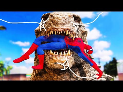 Godzilla EATS Spiderman in VR