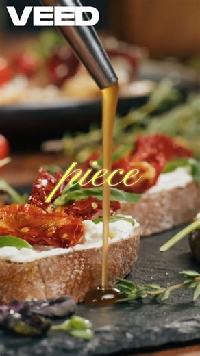 Crunchy bread, juicy topping, pure addiction 🤤✨Bruschetta done the right way!