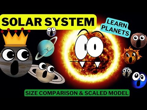 🚀Journey Through The Solar System for kids - Learn planets & sizes 🛸‪@safiredream-EducationalVideos‬