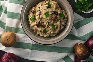 Risotto de setas en Mambo - Recetas Cecotec Mambo · Cecofry