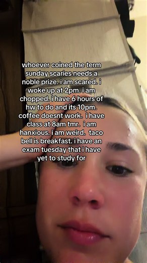 The Sunday Scaries: A Relatable Uni Student's Midterm Nightmare