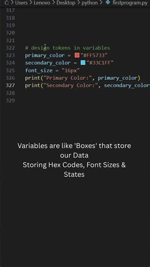 Why I’m Learning Python as a UI/UX Designer | Day 1 | #python #uiux