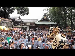 平成23年 下北沢 北澤八幡神社例大祭 神輿宮入～神輿全部！(HD)
