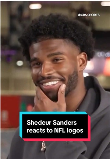 Shedeur Sanders Reacts to NFL Logos During Draft