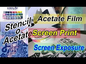 Acetate Silk Screen Print Tagalog