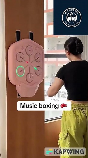 Music Boxing Training Machine: The Ultimate Workout Companion 🎶🥊💪 (Link in comments to purchase!)