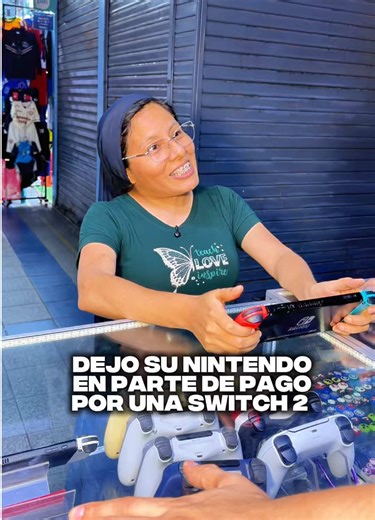 Vino a dejar su Nintendo switch 2019 como parte de pago y se llevó la Nintendo switch 2; hoy la hermanita está muy feliz con su consola portátil #nintendoswitch #nintendoswitchpartedepago #consolaportatil #nintendoswitch2