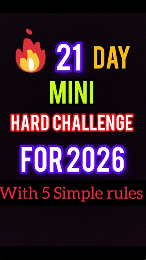 🔥21 day mini hard challenge whith 5 Simple rules,#motivationalshorts #ytshorts 🔥🚫🧠🥗💧😈💯🤷👌