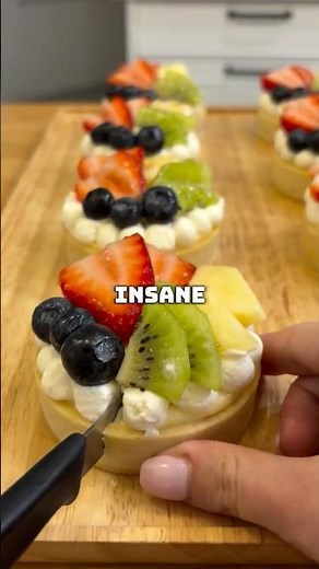 Mini Fruit Tartlets with Vanilla Pastry Cream | Bakery Style Recipe