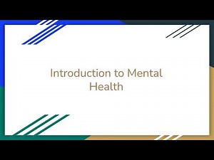 Introduction to mental health