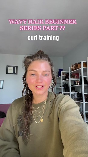 Uncooperative curls? Highly recommend incorporating curl training to increase definiton. #curltraining #wavyhairtips #wavyhairtutorial #wavyhairjourney #wavyhairtiktok #curltok #wavycurlygirl #wavyhairbeginner