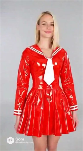 👉All in my bio , item G4134 #sissymaid #Crossdressing #satindress #sissypvc #Lockabledress #pvcdress