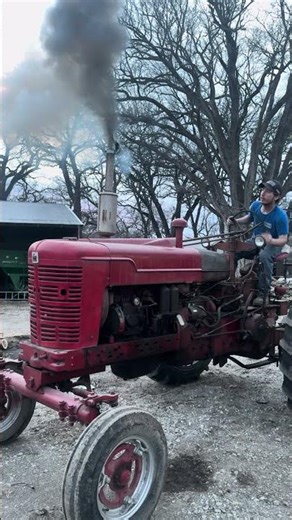 Super M Diesel Startup and Switchover #farmall #tractor #antique #farm #international #agriculture