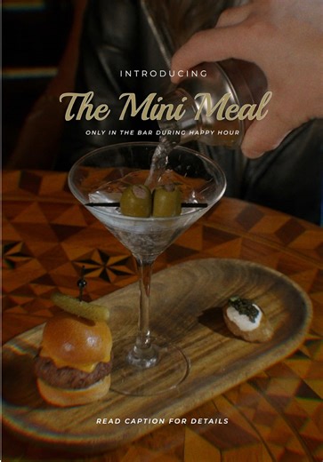 🍸🍔🐟 The Mini Meal at Lawry’s®. Your new Happy Hour indulgence. Available at our Beverly Hills location. #BeverlyHills #LosAngeles #LAEats